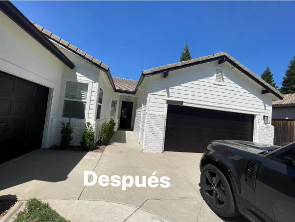 Exterior Repaint — Gray Siding & Trim